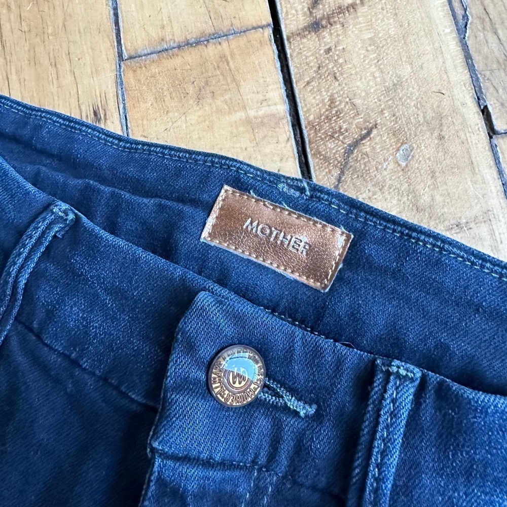 MOTHER Skinny Jeans - Midnight Blue​​​ - Picture 6 of 14